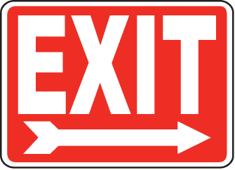 Exit Entrance Signs and Banners 08