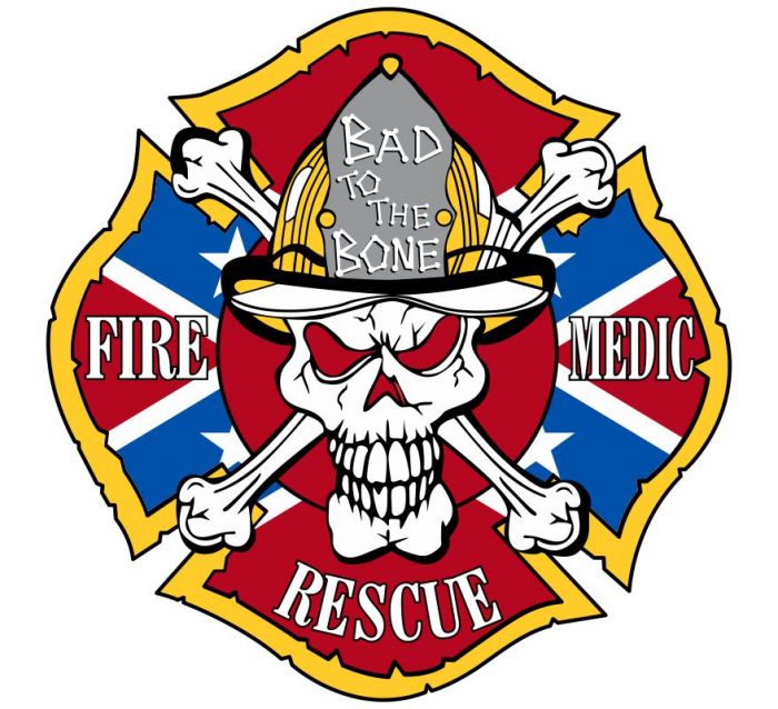 Fire Rescue Medic Confederate Sticker