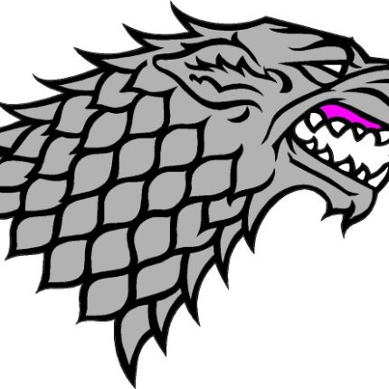 Game of Thrones House of Stark Decal Color