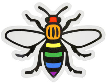 gay bee sticker