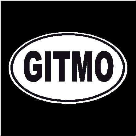 Gitmo Oval Decal