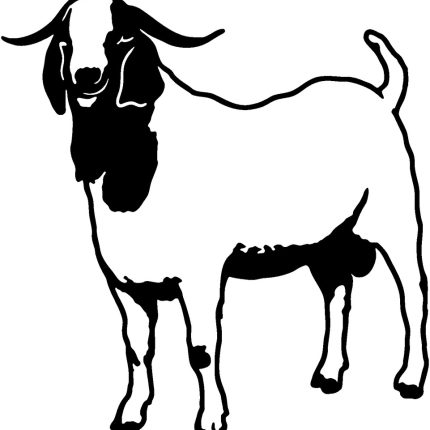 goat farming decal