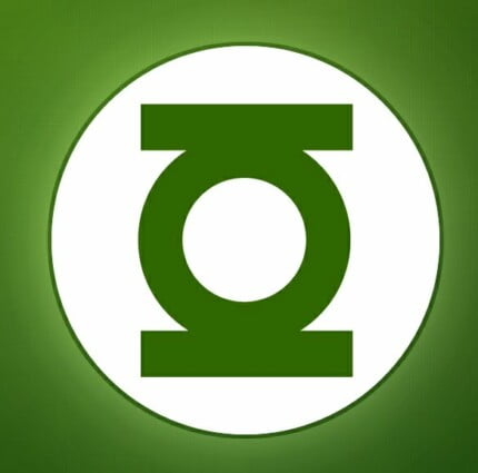 Green Lantern Logo Sticker 2