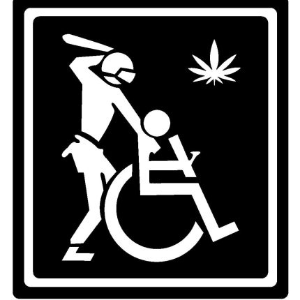 Handicap Bong Decal