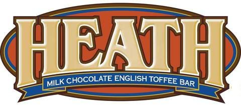 heath bar candy logo sticker