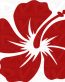 hibiscus flower sticker 3