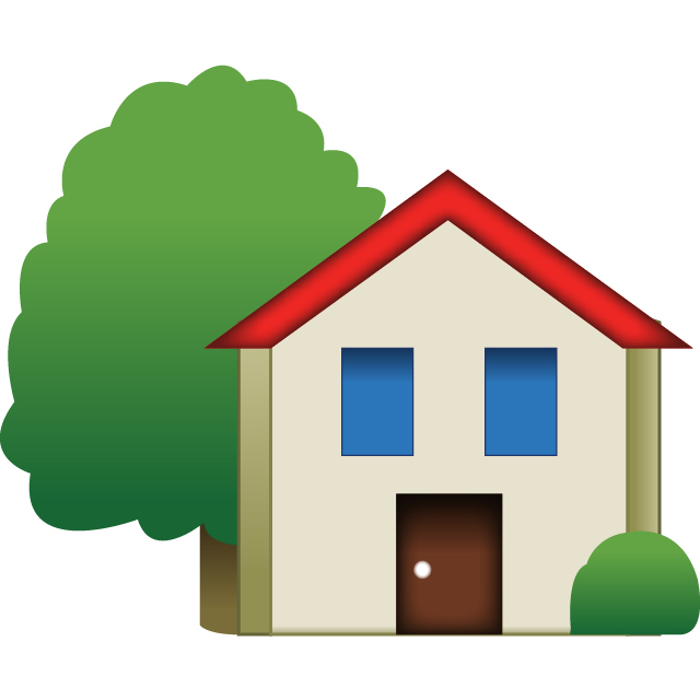 House_Emoji_With_Tree