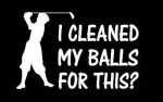 i_cleaned_my_balls_golf decal