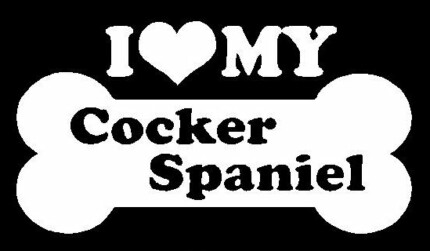 I Love My Cocker Spaniel