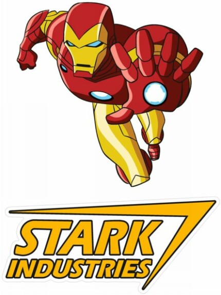 Ironman STARK Industries Sticker