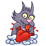 itchy and scratchy funny cartoon sticker 19