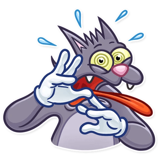 itchy and scratchy funny cartoon sticker 4