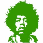 Jimmy Hendrix Vinyl Decal