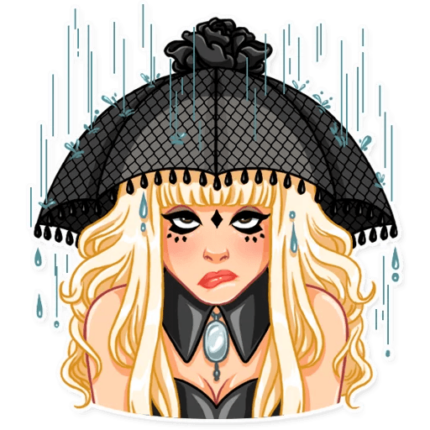 Lady Gaga_Band Sticker 22