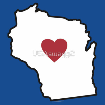 Love Wisconsin Sticker