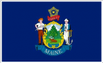 Maine State Flag Decal