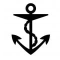 MARINE Anchor Diecut Vinyl Decal