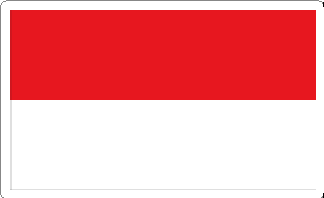 Monaco Flag Decal