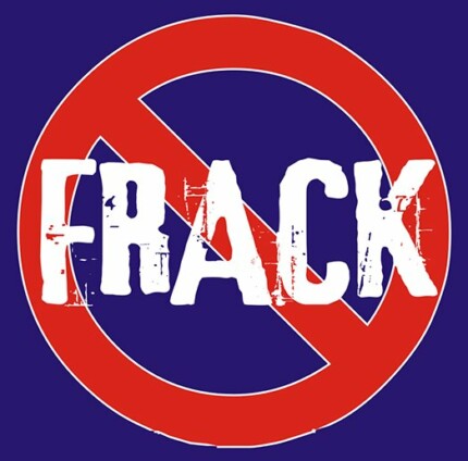 No Fracking ROUND Sticker
