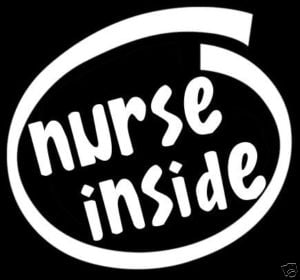 Nurse Inside Decal