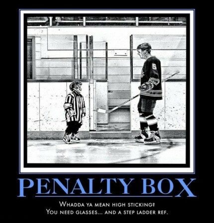 penalty box 2min time out ice hockey demotivational