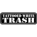 tattooed white trash decal car truck wall girl sticker