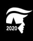 trump 202 diecut decal NO BACKGROUND