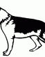 028 German Shepherd Decal