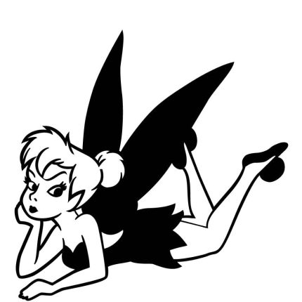 Tinkerbell on Belly Decal