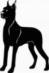 15o Grate Dane Dog Decal