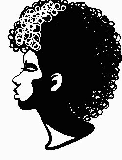 2 African Faces Africa Decal 35