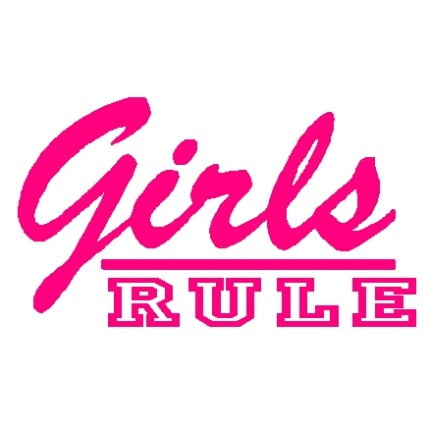 Girls Rule Decal - 306