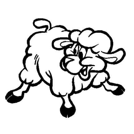 Sheep decal