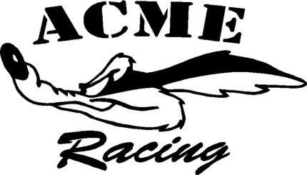 ACME RACING WILE COYOTE AUTO DECAL left