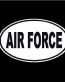 Air Force Oval Decal