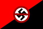 anarchist anti racist flag sticker