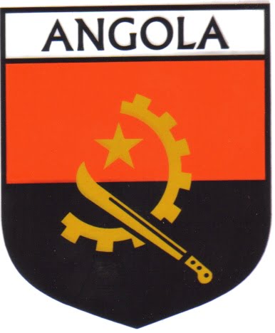Angola Flag Crest Decal Sticker