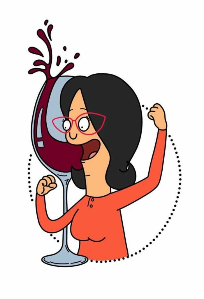 Bobs Burgers LINDA WINE Sticker