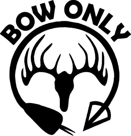 bow-hunting-sticker BOW ONLY