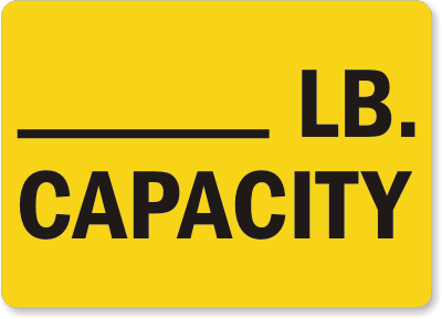 Capacity Sign 3