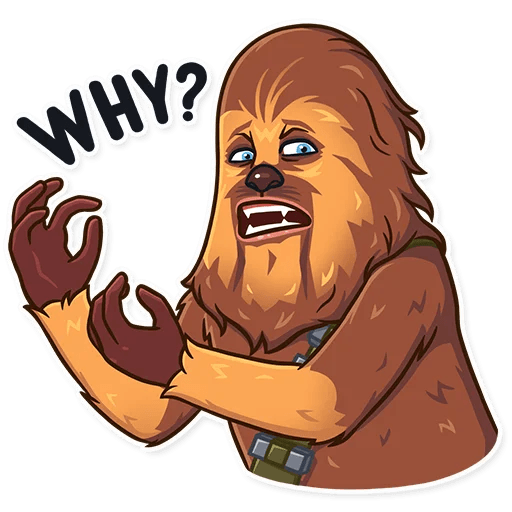 chewbacca wookiee star wars sticker 14