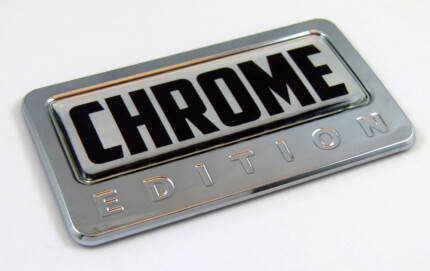 Chrome Edition 3D Chrome Auto Emblem
