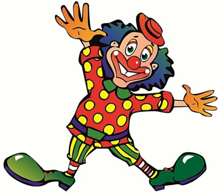 Clown Funny Sticker