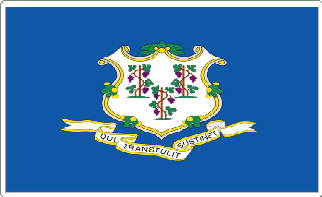Connecticut State Flag Decal