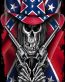 cowboy REBEL FLAG sticker