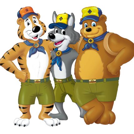 Cub Scout Mascots Sticker