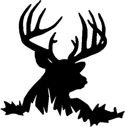 Deer Head Decal 55
