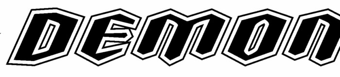 dodge-demon-TEXT logo DECAL