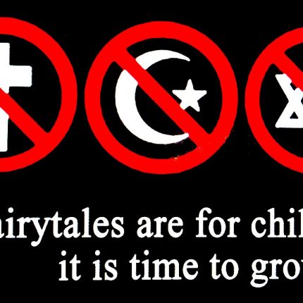 Fairytales are for children its time to grow up sticker