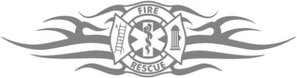 Fire Rescue Rear Window Decal